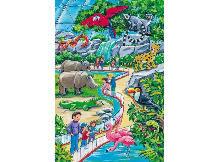 SCHMIDT Puzzle Deň v zoo 3x24 dielikov