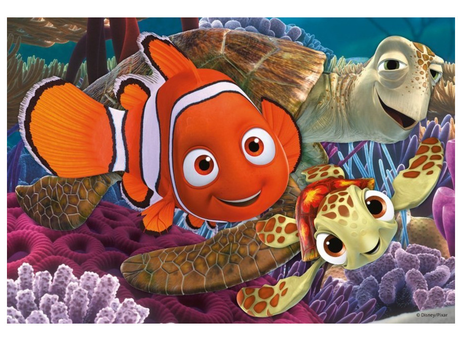 RAVENSBURGER Puzzle Hľadá sa Nemo 2x12 dielikov