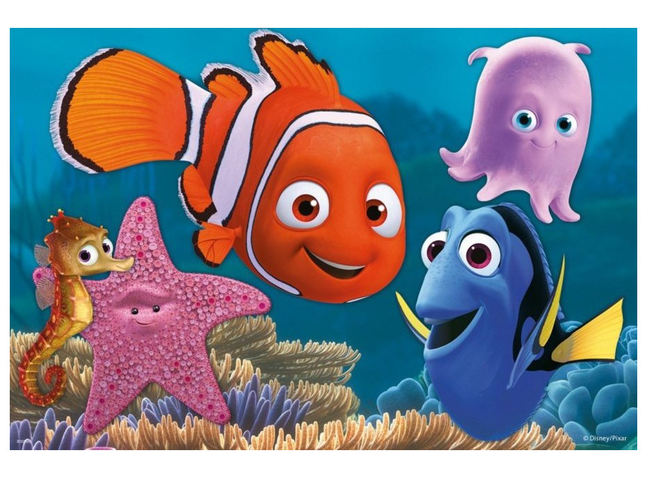 RAVENSBURGER Puzzle Hľadá sa Nemo 2x12 dielikov