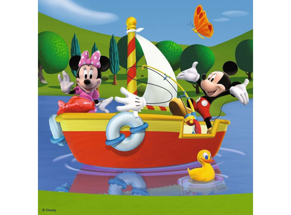 RAVENSBURGER Puzzle Mickeyho klbík 3x49 dielikov