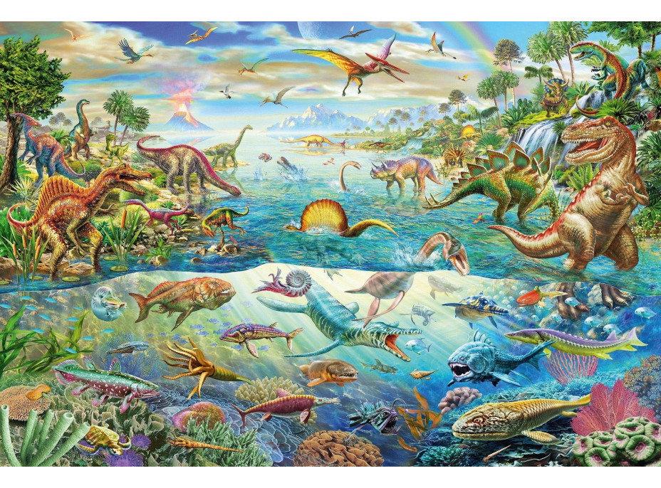 SCHMIDT Puzzle Svet dinosaurov 200 dielikov