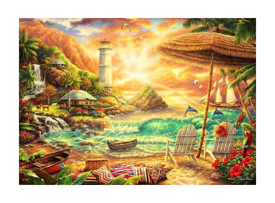 BLUEBIRD Puzzle Milujte pláž 1000 dielikov