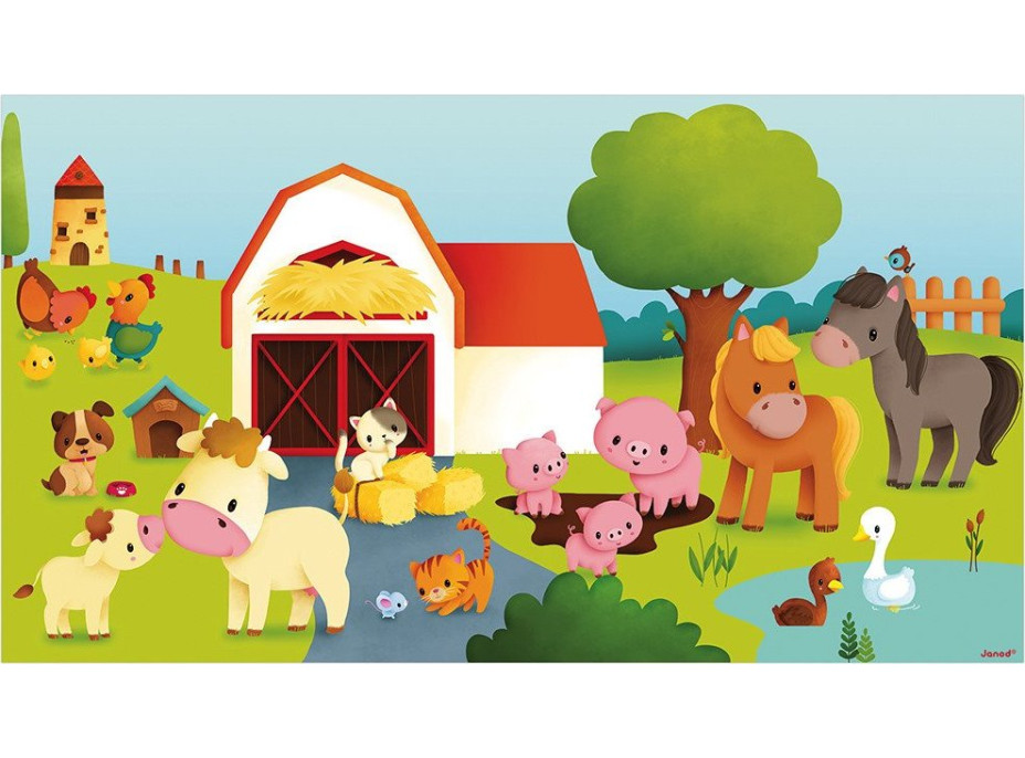 JANOD Plagát Farma s nálepkami Mini