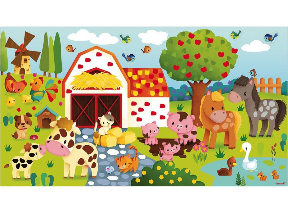 JANOD Plagát Farma s nálepkami Mini