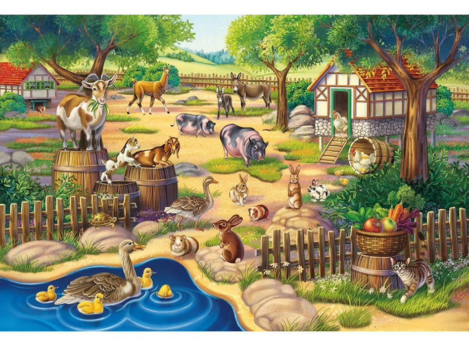 SCHMIDT Puzzle Má obľúbené zvieratká 3x48 dielikov