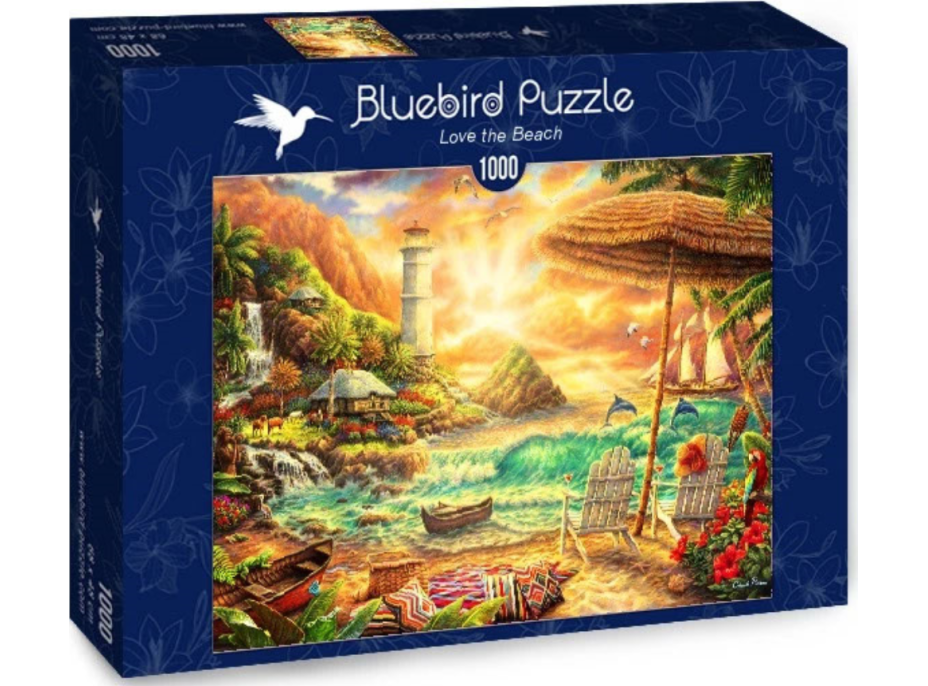 BLUEBIRD Puzzle Milujte pláž 1000 dielikov