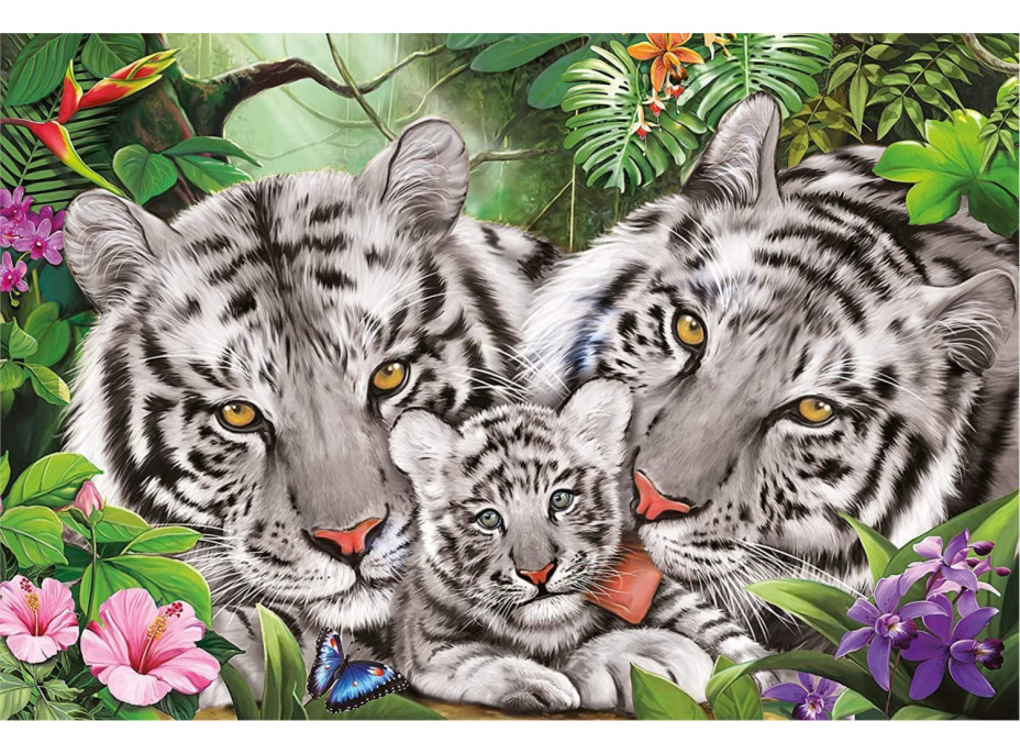 SCHMIDT Puzzle Tigria rodina 150 dielikov