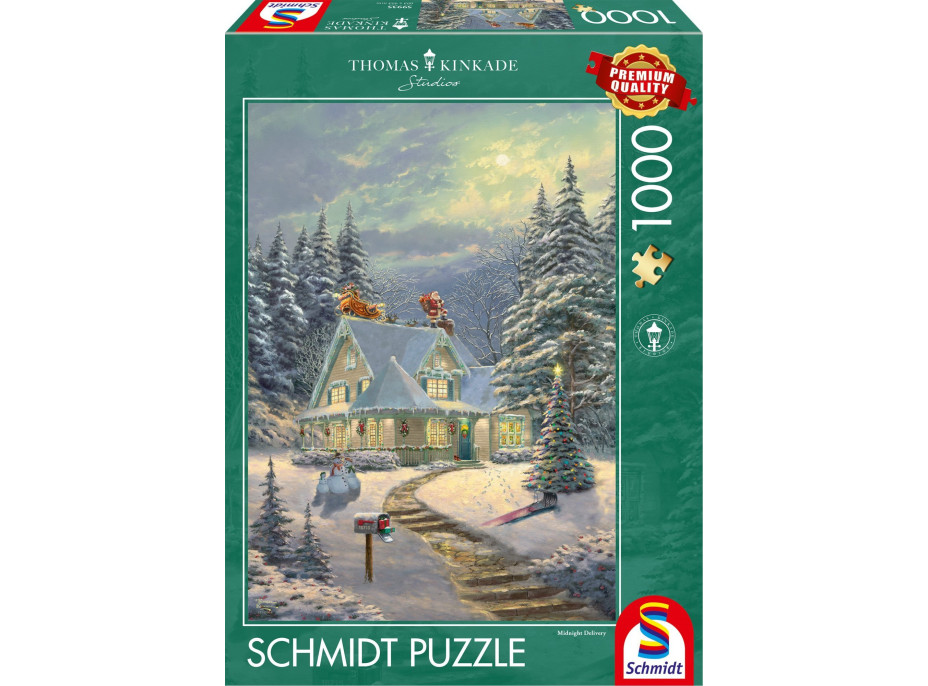 SCHMIDT Puzzle Na Štedrý deň 1000 dielikov