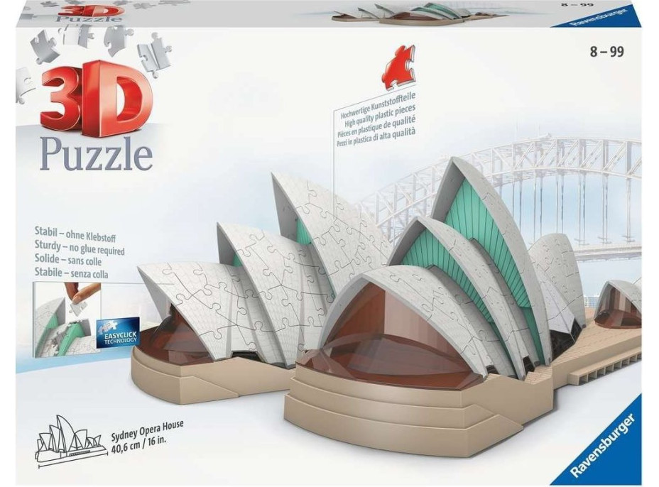 RAVENSBURGER 3D puzzle Budova Opery v Sydney 237 dielikov