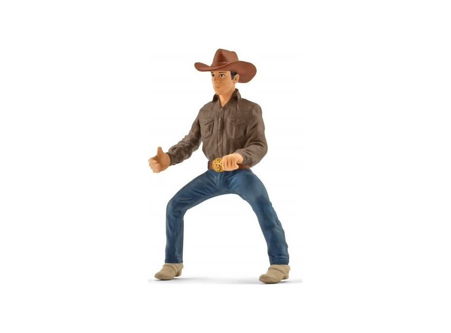 SCHLEICH Horse Club® 41418 Kovboj s lasom na koni a príslušenstvo