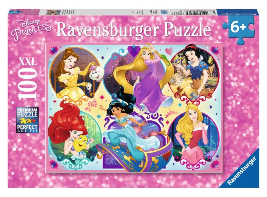 RAVENSBURGER Puzzle Disney princeznej: Buď silná, buď svoje XXL 100 dielikov