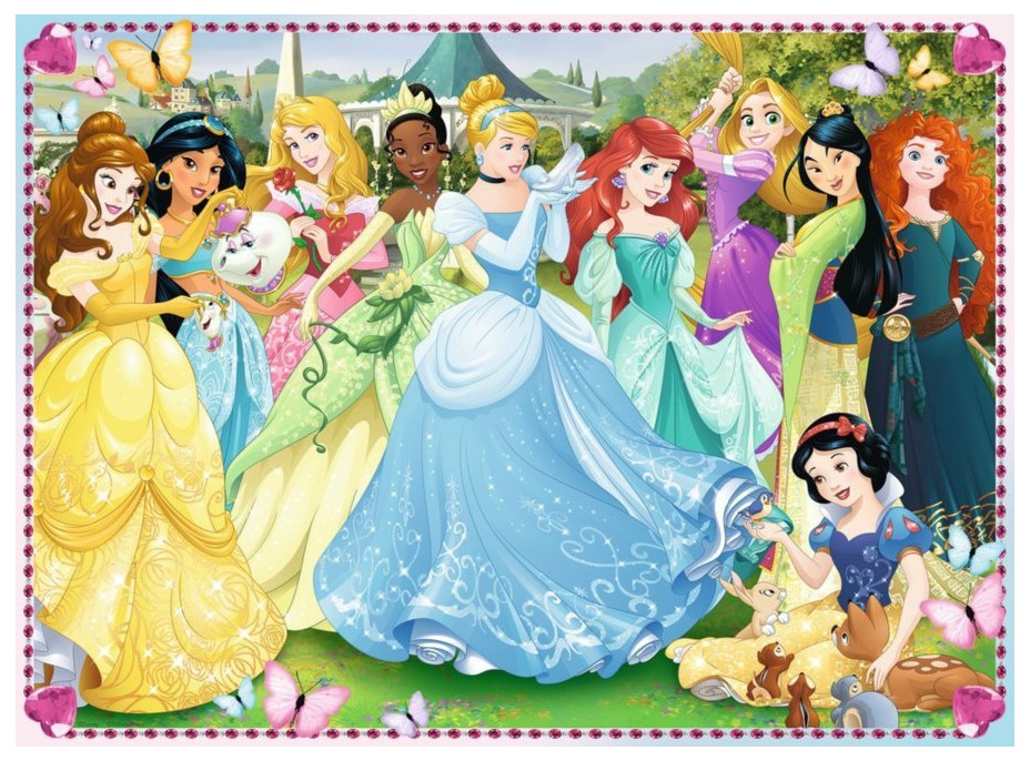 RAVENSBURGER Puzzle Disney princeznej: Čas zažiariť XXL 100 dielikov