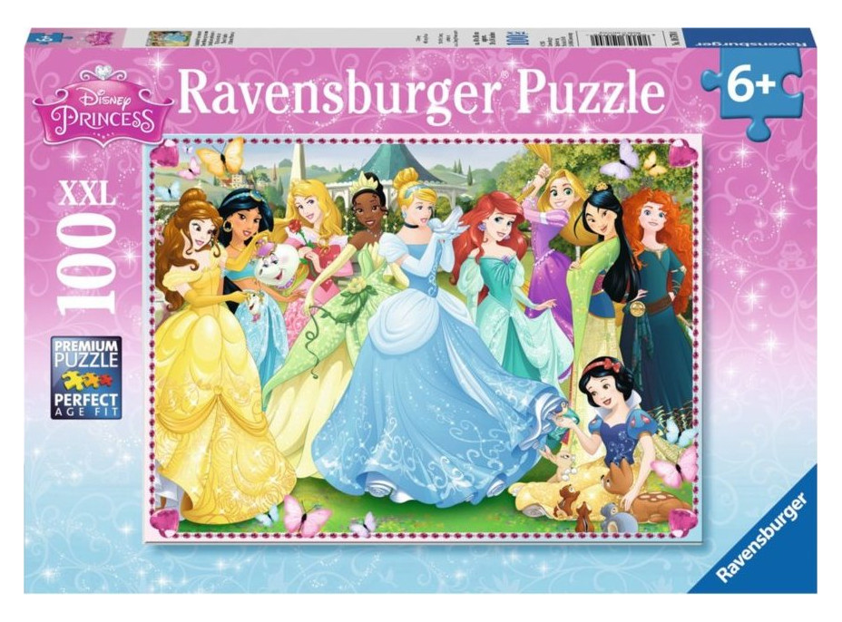 RAVENSBURGER Puzzle Disney princeznej: Čas zažiariť XXL 100 dielikov