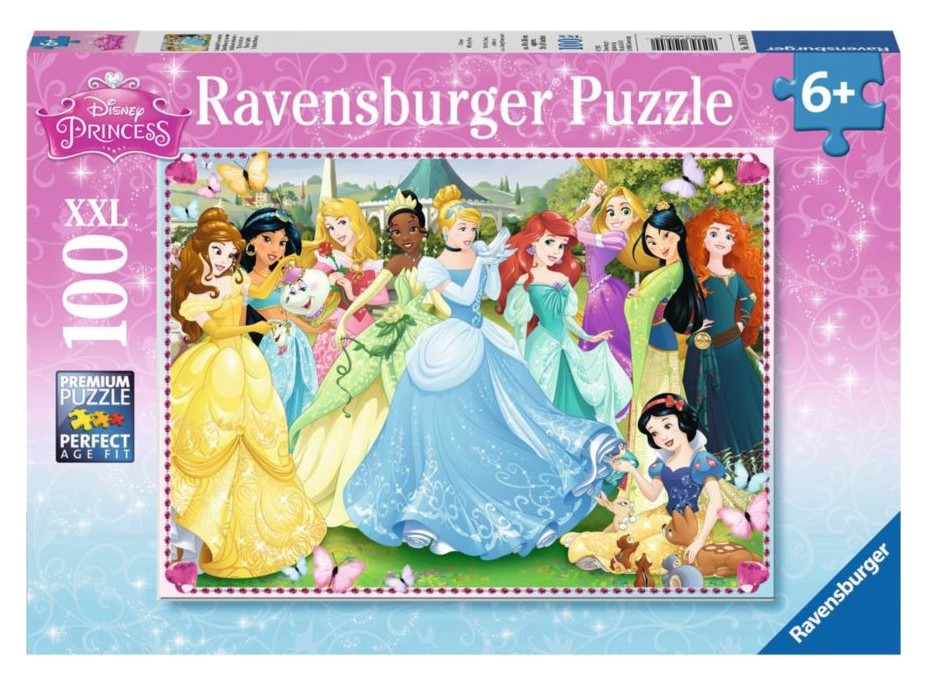RAVENSBURGER Puzzle Disney princeznej: Čas zažiariť XXL 100 dielikov