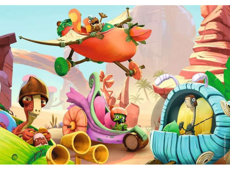 RAVENSBURGER Puzzle Gigantosaurus: Hor sa za dobrodružstvom 2x24 dielikov