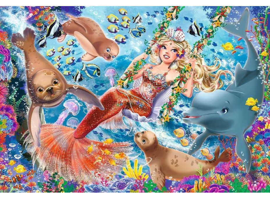 RAVENSBURGER Puzzle Morské panny 2x24 dielikov
