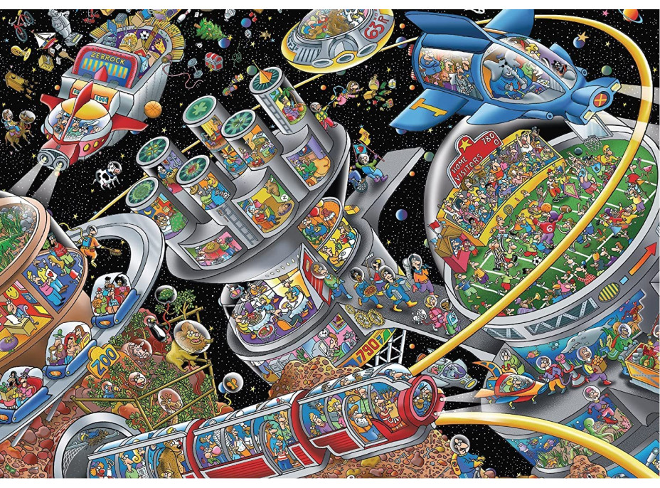 SCHMIDT Puzzle Vesmírna kolónia 1000 dielikov