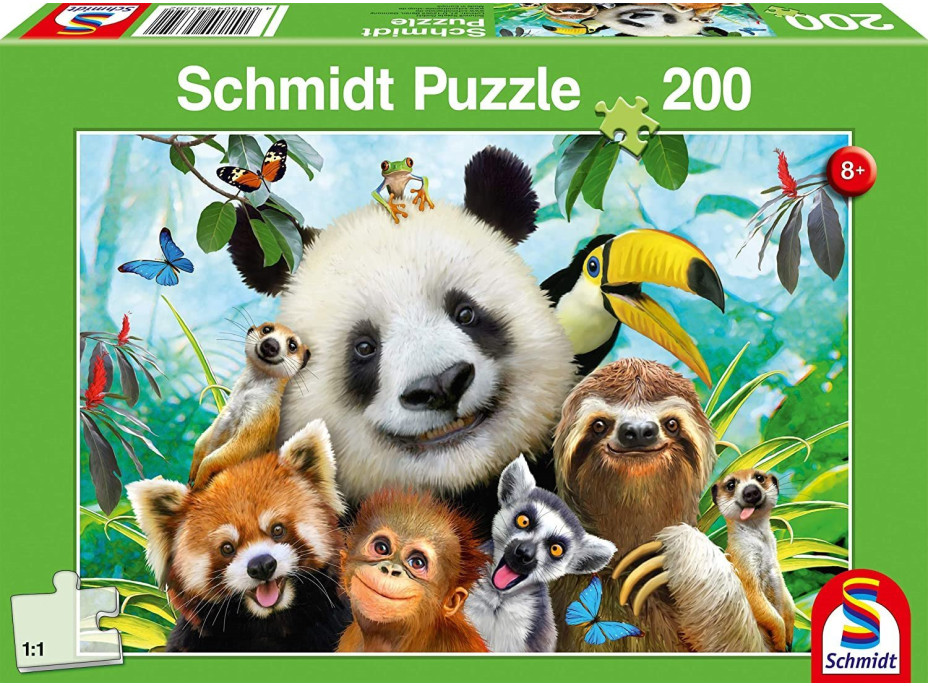 SCHMIDT Puzzle Zvieracia zábava 200 dielikov