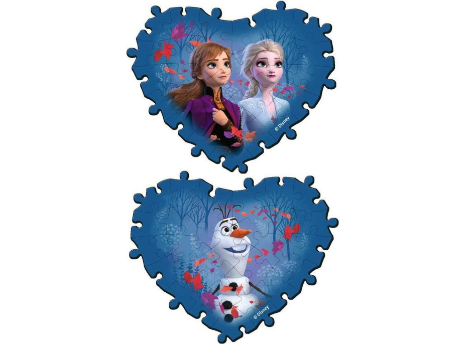 RAVENSBURGER 3D puzzle Srdce Ľadové kráľovstvo 2, 54 dielikov