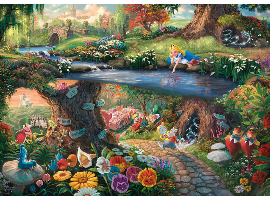 SCHMIDT Puzzle Alenka v ríši divov 1000 dielikov