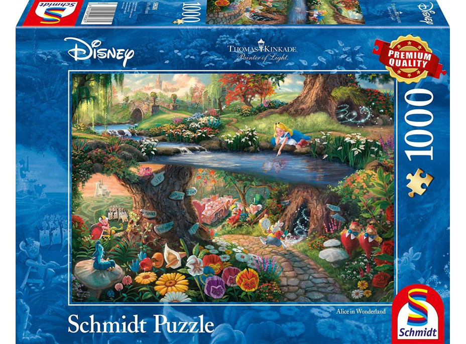 SCHMIDT Puzzle Alenka v ríši divov 1000 dielikov