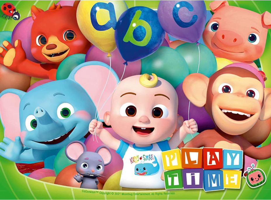 RAVENSBURGER Puzzle Cocomelon 4v1 (12, 16, 20, 24 dielikov)