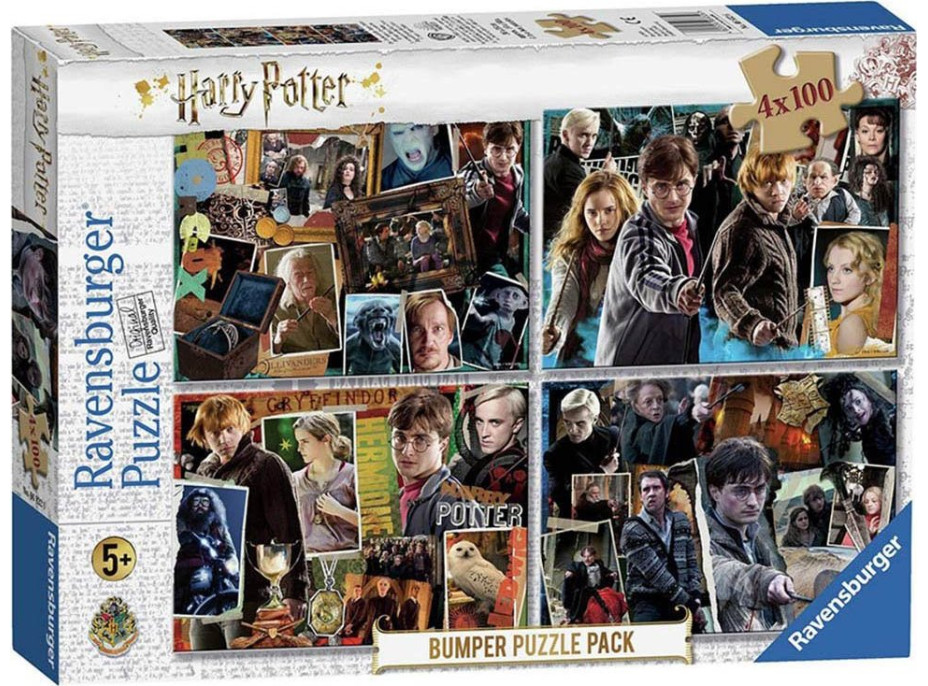 RAVENSBURGER Puzzle Harry Potter 4x100 dielikov