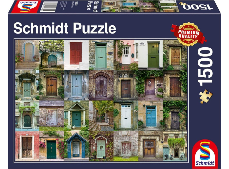 SCHMIDT Puzzle Koláž dverí 1500 dielikov