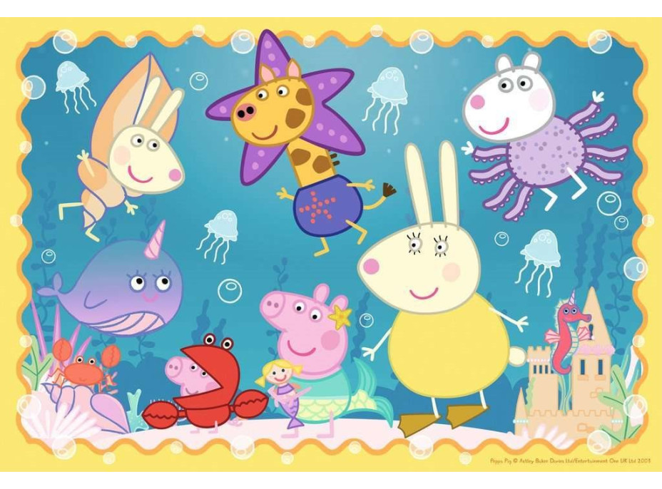 RAVENSBURGER Puzzle Prasiatko Peppa 35 dielikov