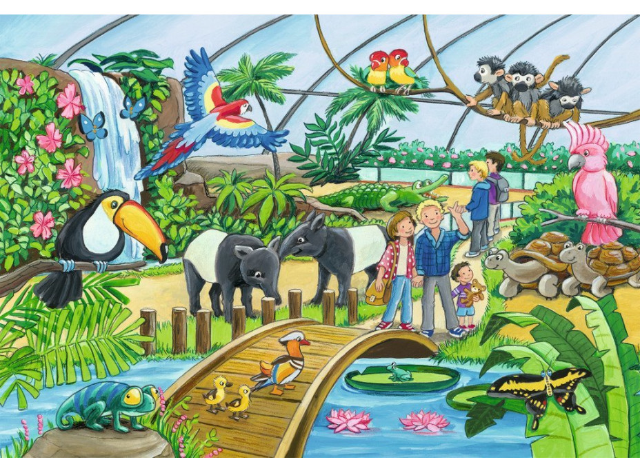 RAVENSBURGER Puzzle Vitajte v Zoo 2x24 dielikov