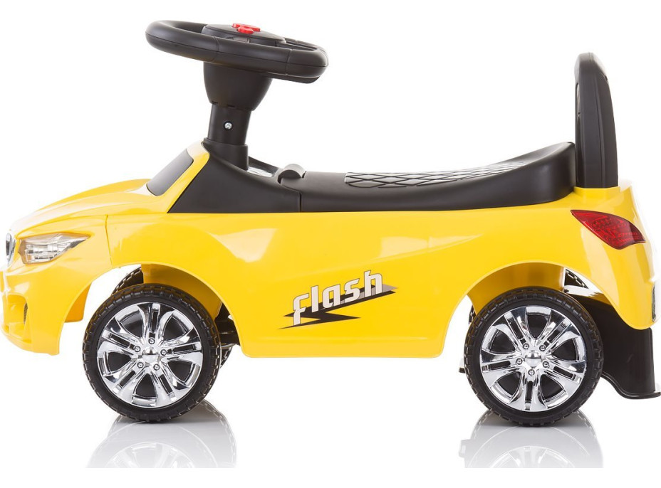 CHIPOLINO Odrážadlo Auto s melódiami Flash Yellow