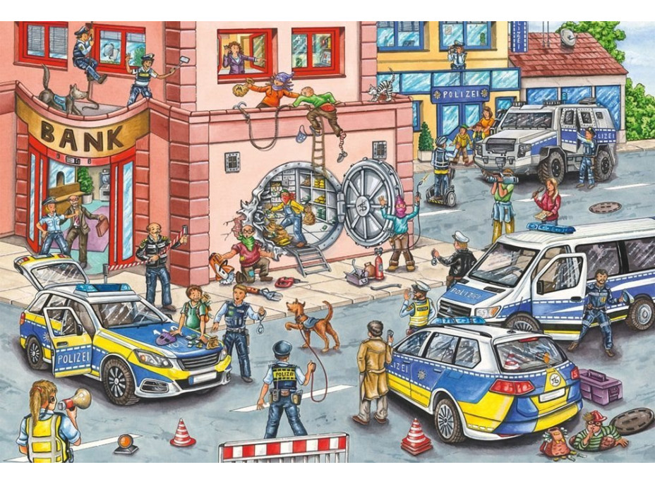 SCHMIDT Puzzle Polícia v akcii 100 dielikov