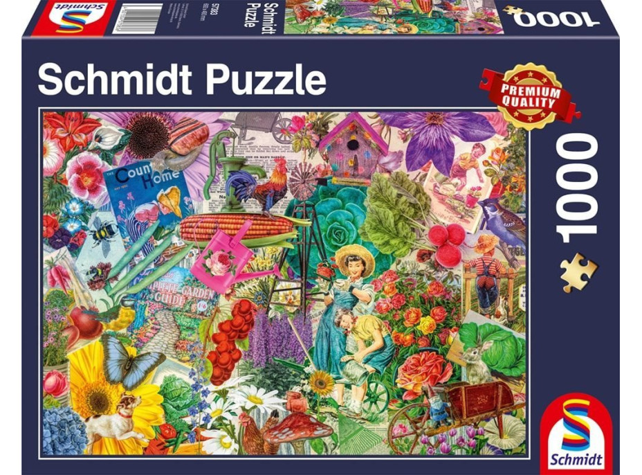 SCHMIDT Puzzle Zábavné zahradničení 1000 dielikov