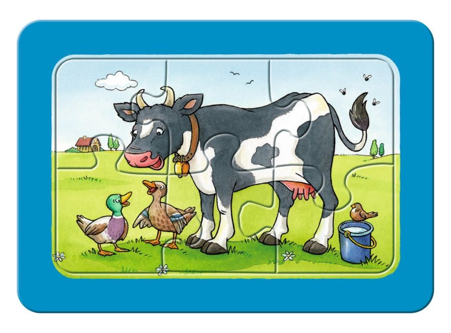 RAVENSBURGER Moje prvé puzzle Zvierací kamaráti 3x6 dielikov