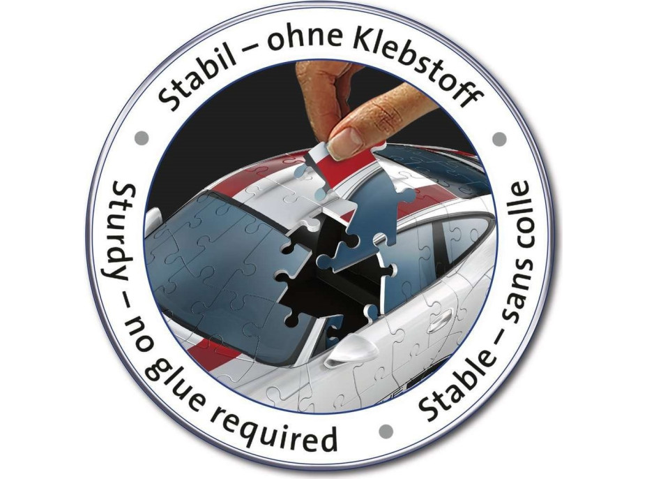 RAVENSBURGER 3D puzzle Porsche 911 R 108 dielikov