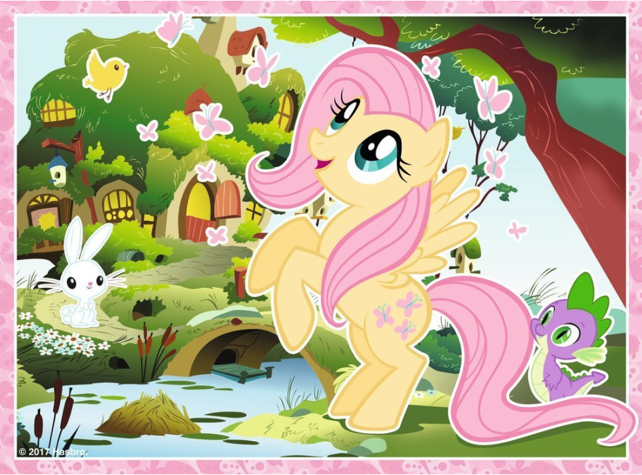 RAVENSBURGER Puzzle My Little pony 4v1 (12,16,20,24 dielikov)