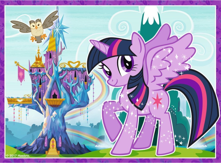 RAVENSBURGER Puzzle My Little pony 4v1 (12,16,20,24 dielikov)