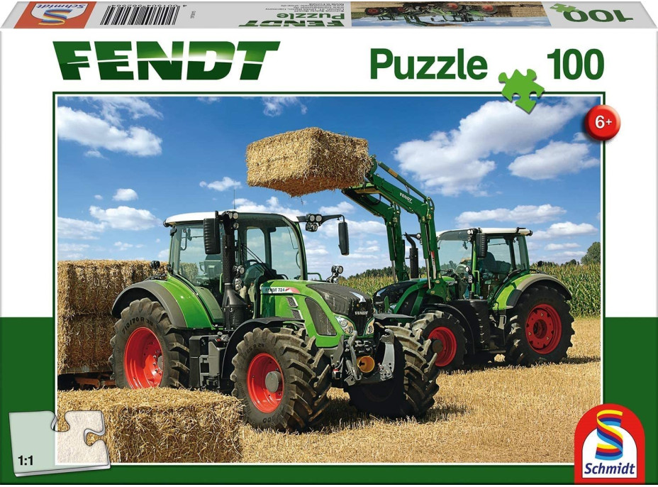 SCHMIDT Puzzle Traktory Fendt 724 Vario a Fendt 716 Vario 100 dielikov