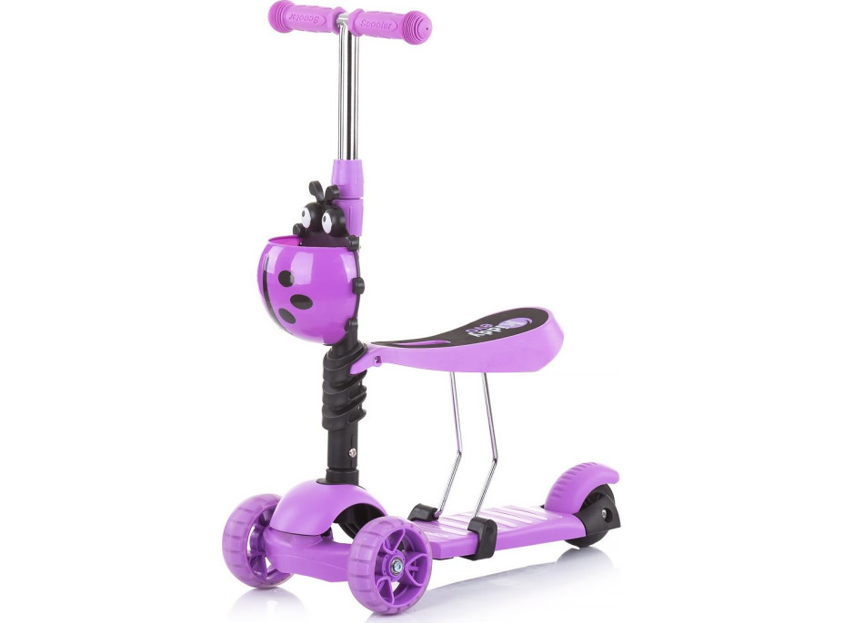 CHIPOLINO Kolobežka Kiddy Evo 2v1 Violet