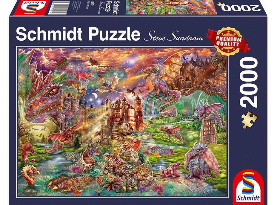 SCHMIDT Puzzle Dračí poklad 2000 dielikov