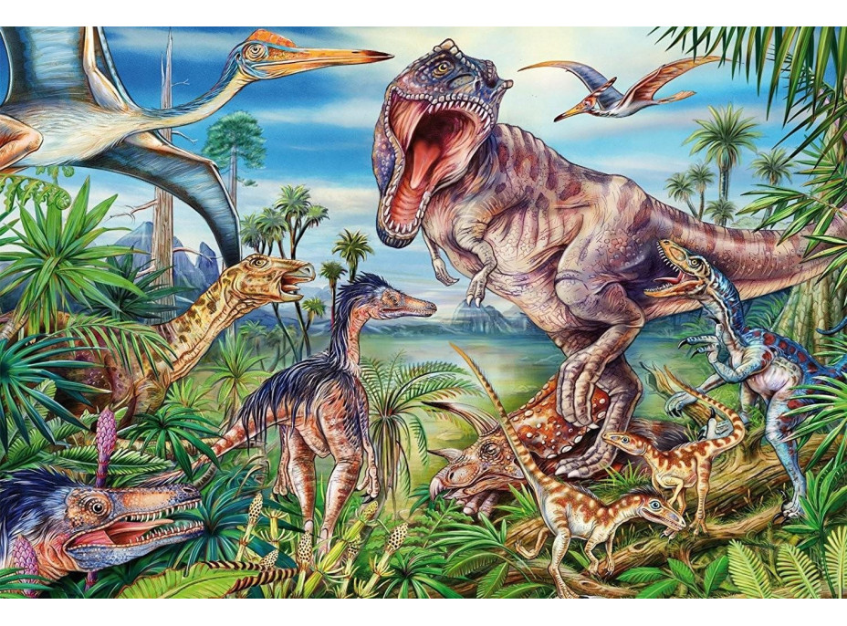 SCHMIDT Puzzle Medzi dinosaurami 60 dielikov