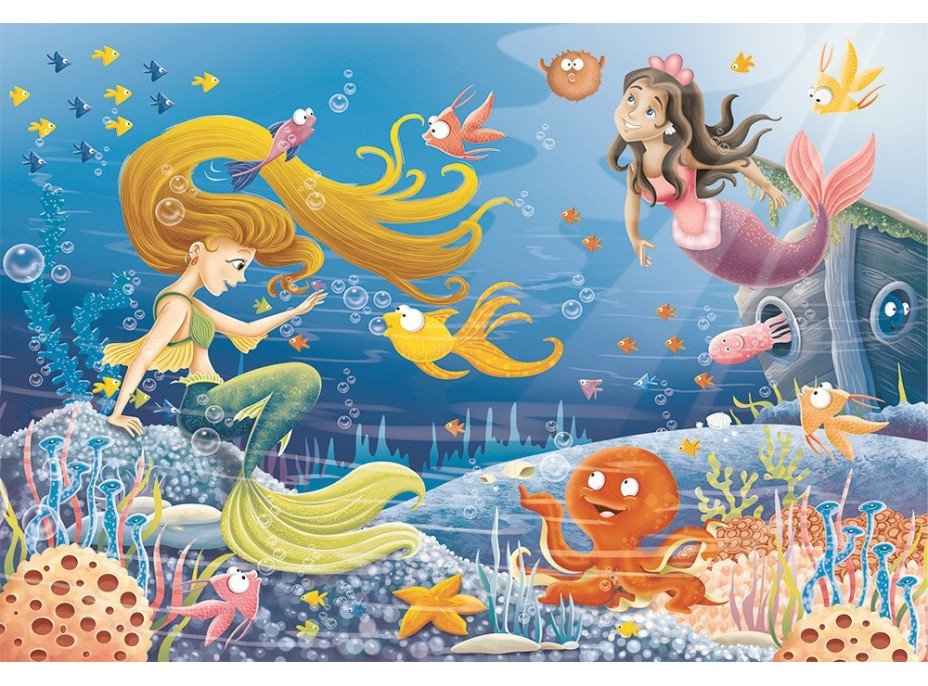 RAVENSBURGER Puzzle Príbehy morskej víly 60 dielikov
