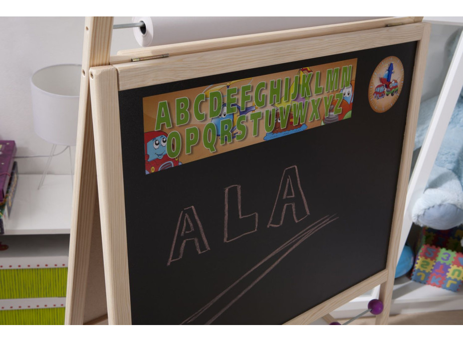 Detská magnetická tabuľa 4v1