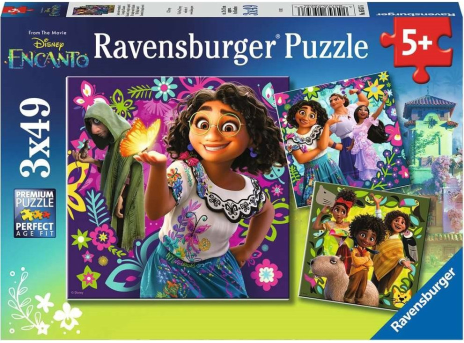 RAVENSBURGER Puzzle Encanto 3x49 dielikov