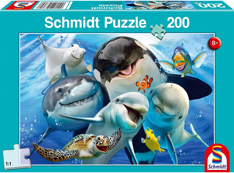 SCHMIDT Puzzle Podvodní priatelia 200 dielikov