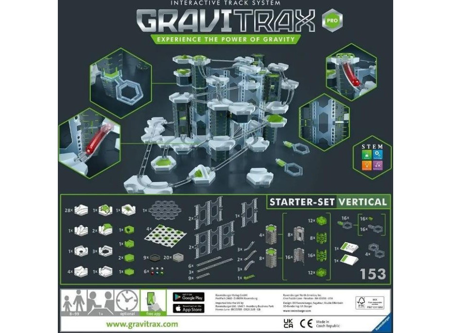 RAVENSBURGER GraviTrax PRE Štartovacia sada