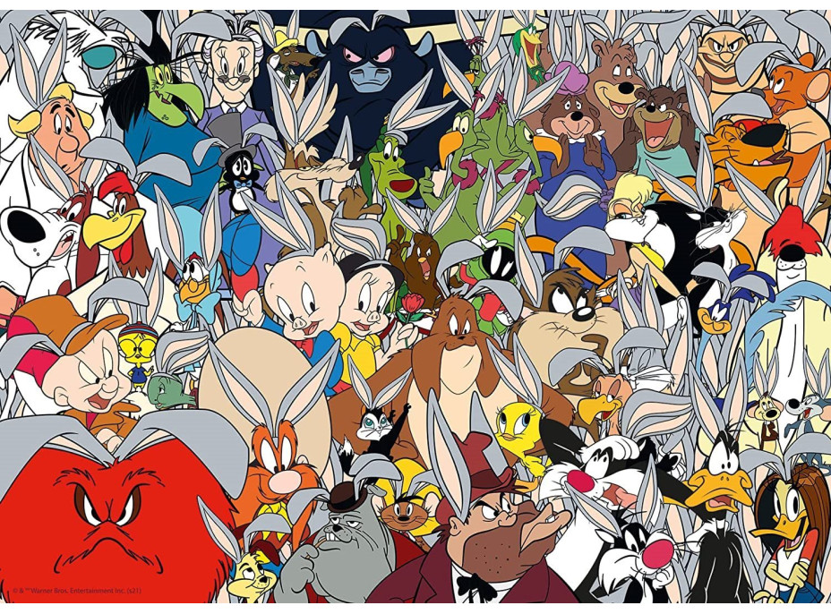 RAVENSBURGER Puzzle Challenge: Looney Tunes 1000 dielikov