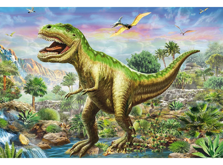 SCHMIDT Puzzle Dinosaurie dobrodružstvo 3x48 dielikov