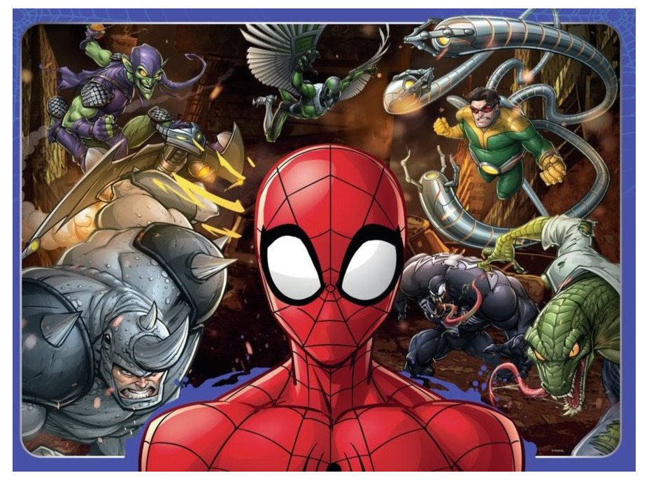 RAVENSBURGER Puzzle Nebojácny Spiderman XXL 100 dielikov