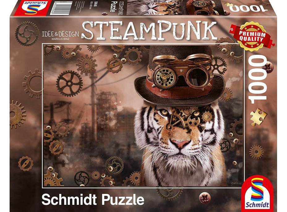 SCHMIDT Puzzle Steampunk: Tiger 1000 dielikov
